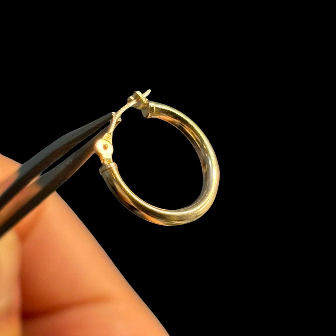14KT Yellow Gold Hoops