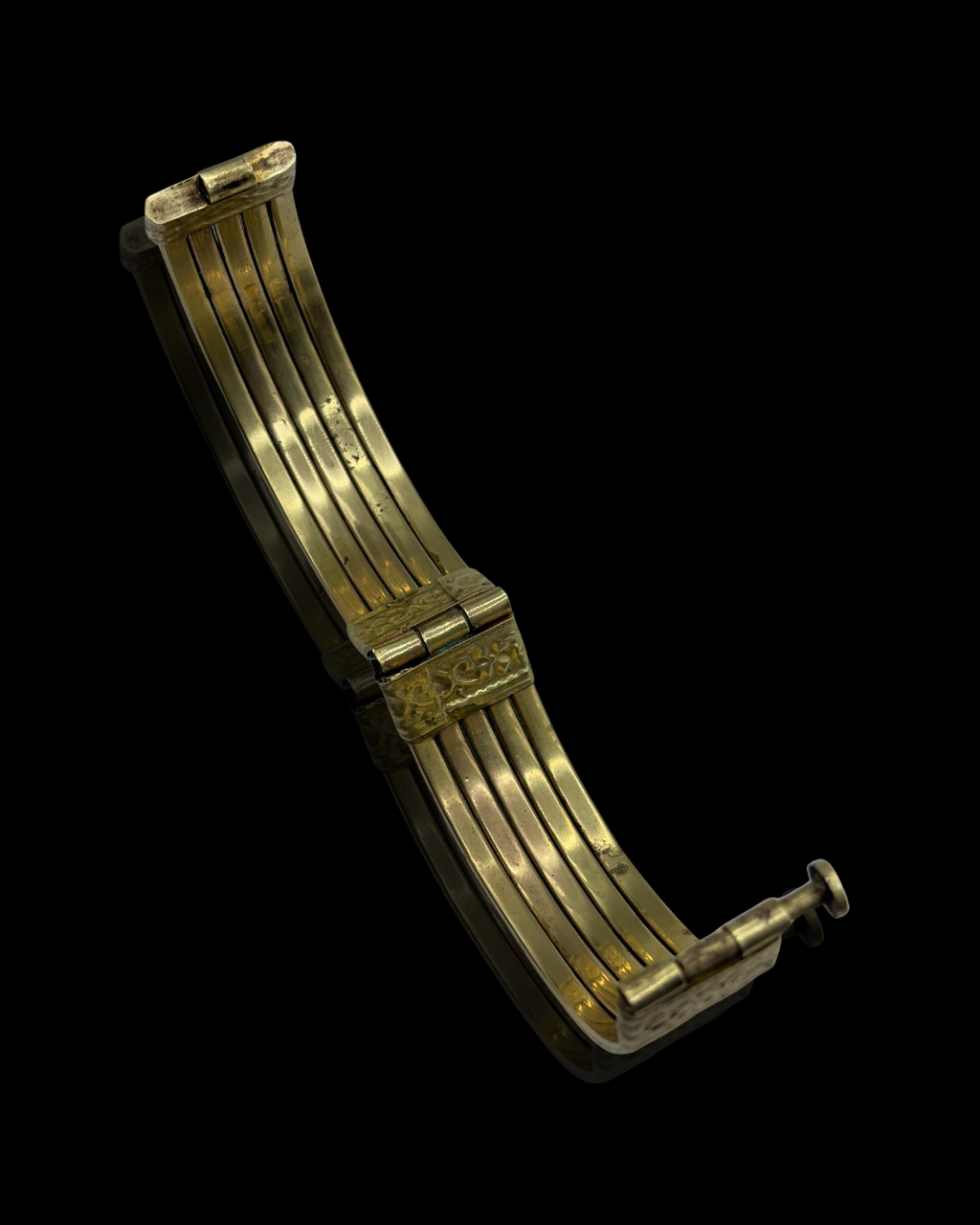 Brass Mother of Pearl Bangle