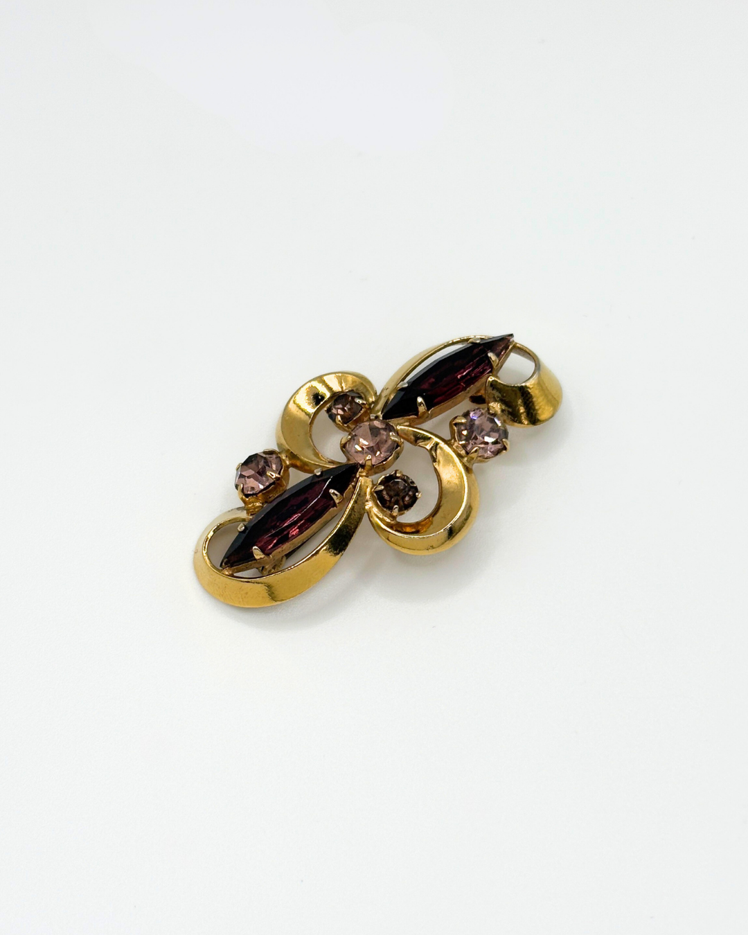 Vintage Rhinestone Coro Brooch