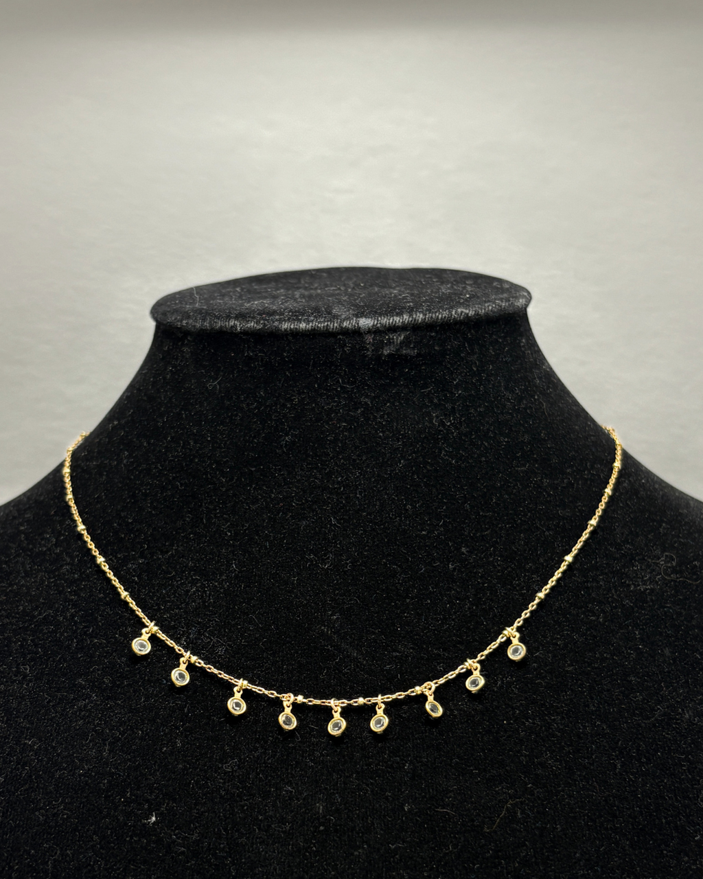 14KT Gold Filled Amarilo Cubic Zirconia Choker