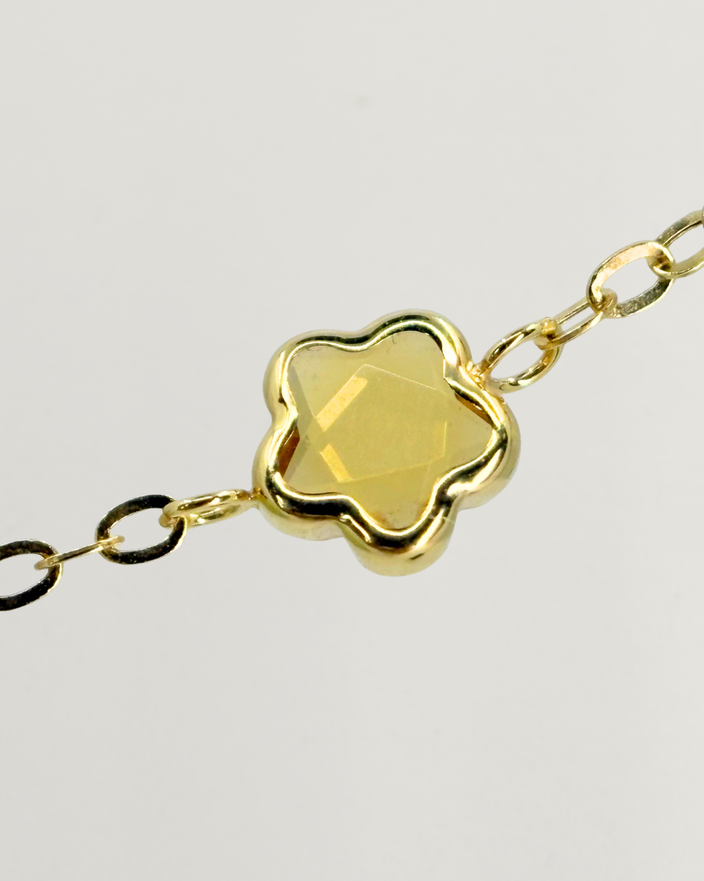 10KT Multi-Gemstone Station Bracelet