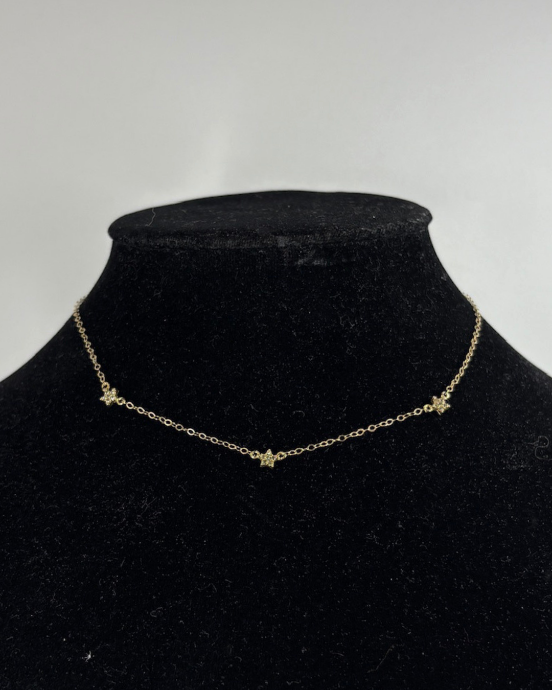 14KT Gold Filled Seed Pearl Star Choker