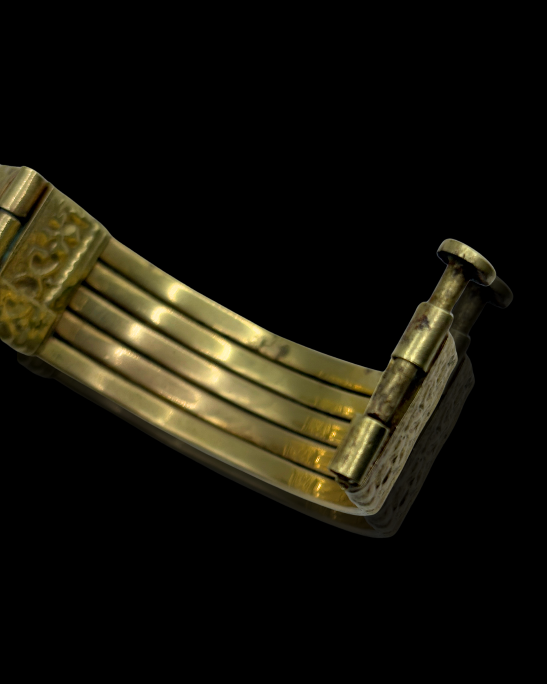 Brass Mother of Pearl Bangle