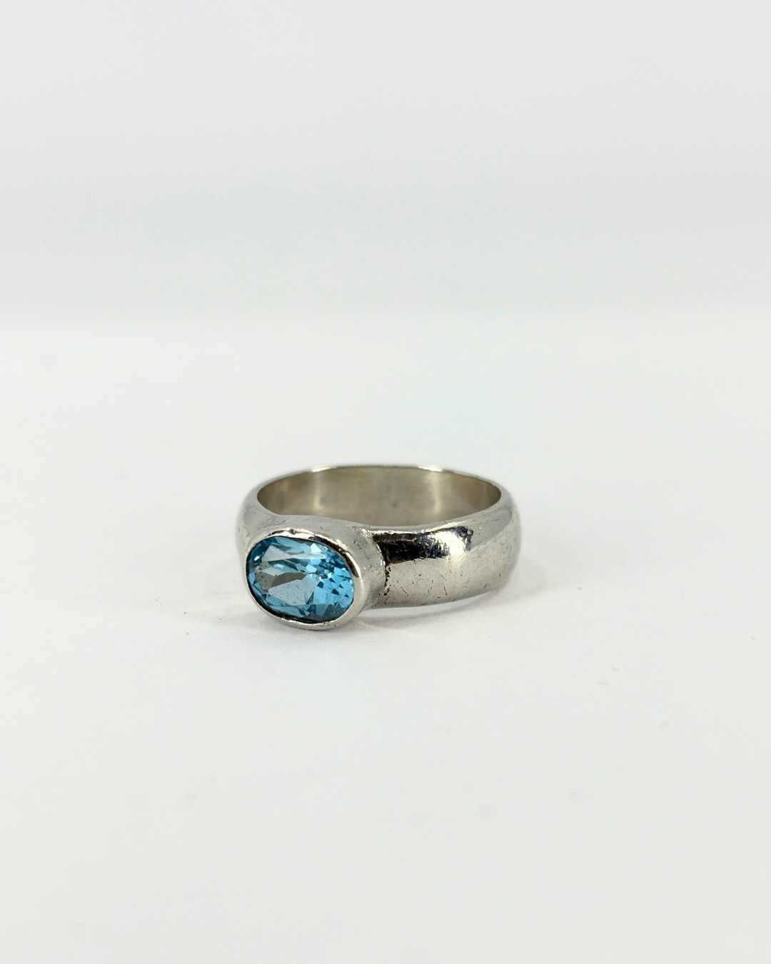 Sterling Silver Blue Topaz Ring