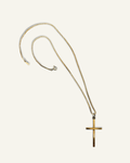 Gold Filled Engraved Cross Necklace