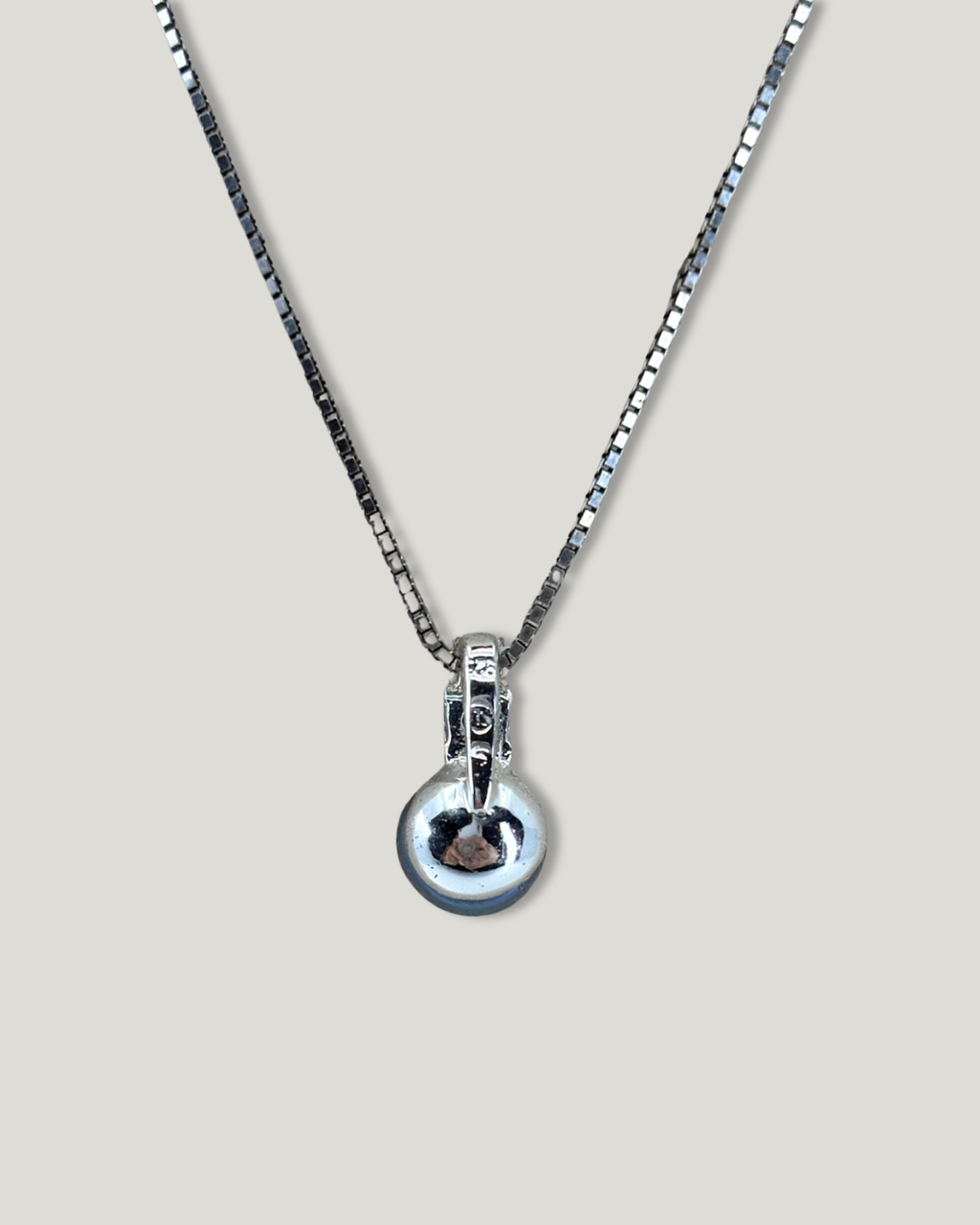 Sterling Tahitian Pearl & Amethyst Necklace