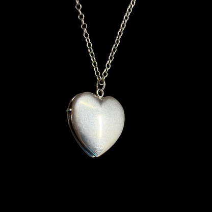 4 Picture Sterling Heart locket
