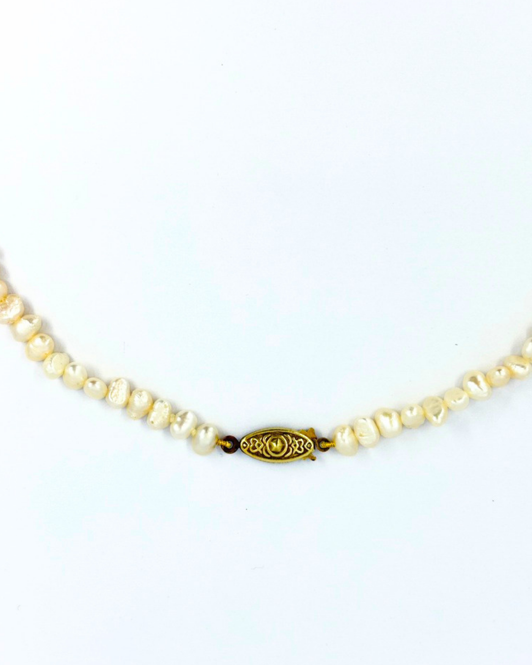 Gold Filled Pearl Strand Necklace