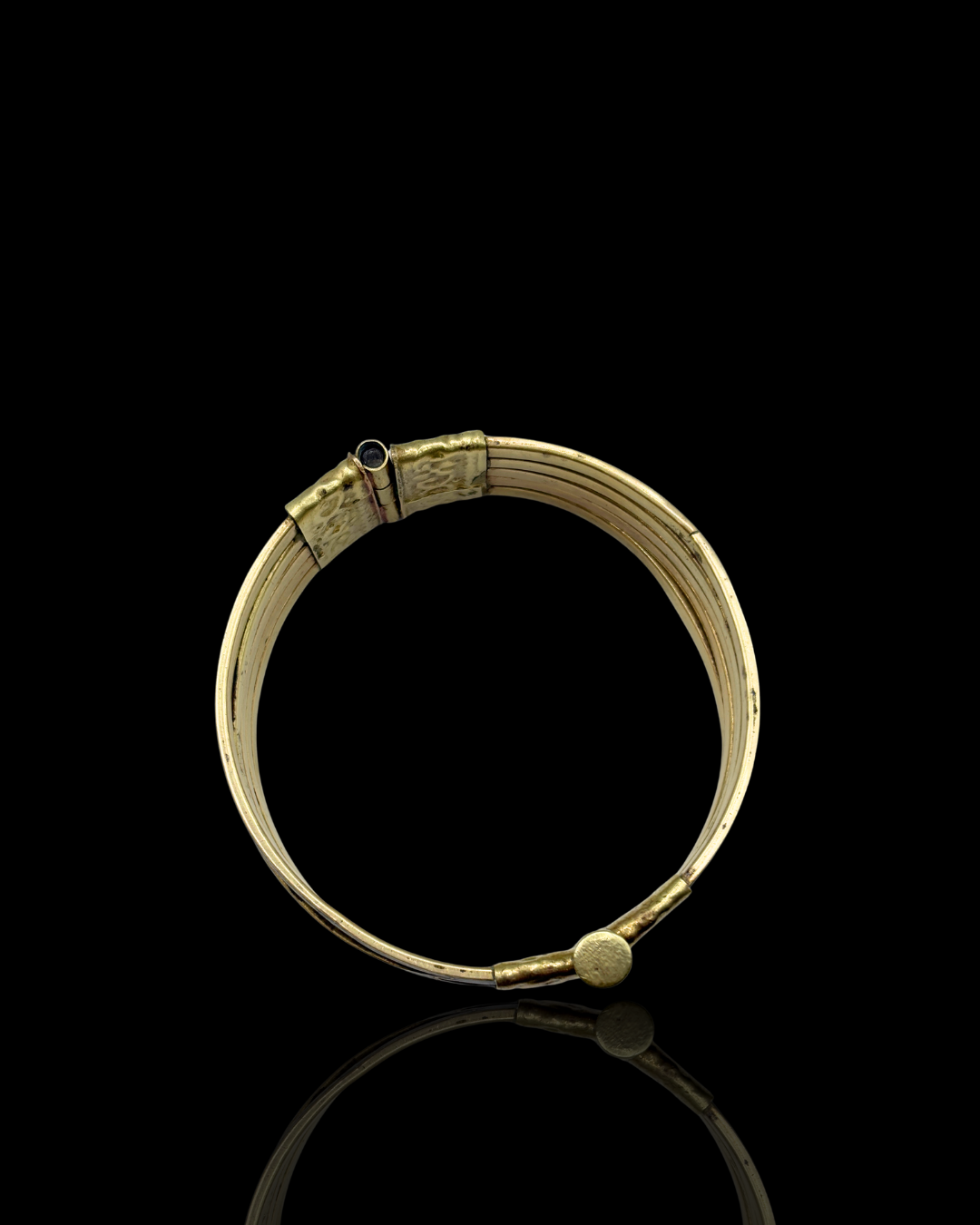 Brass Mother of Pearl Bangle