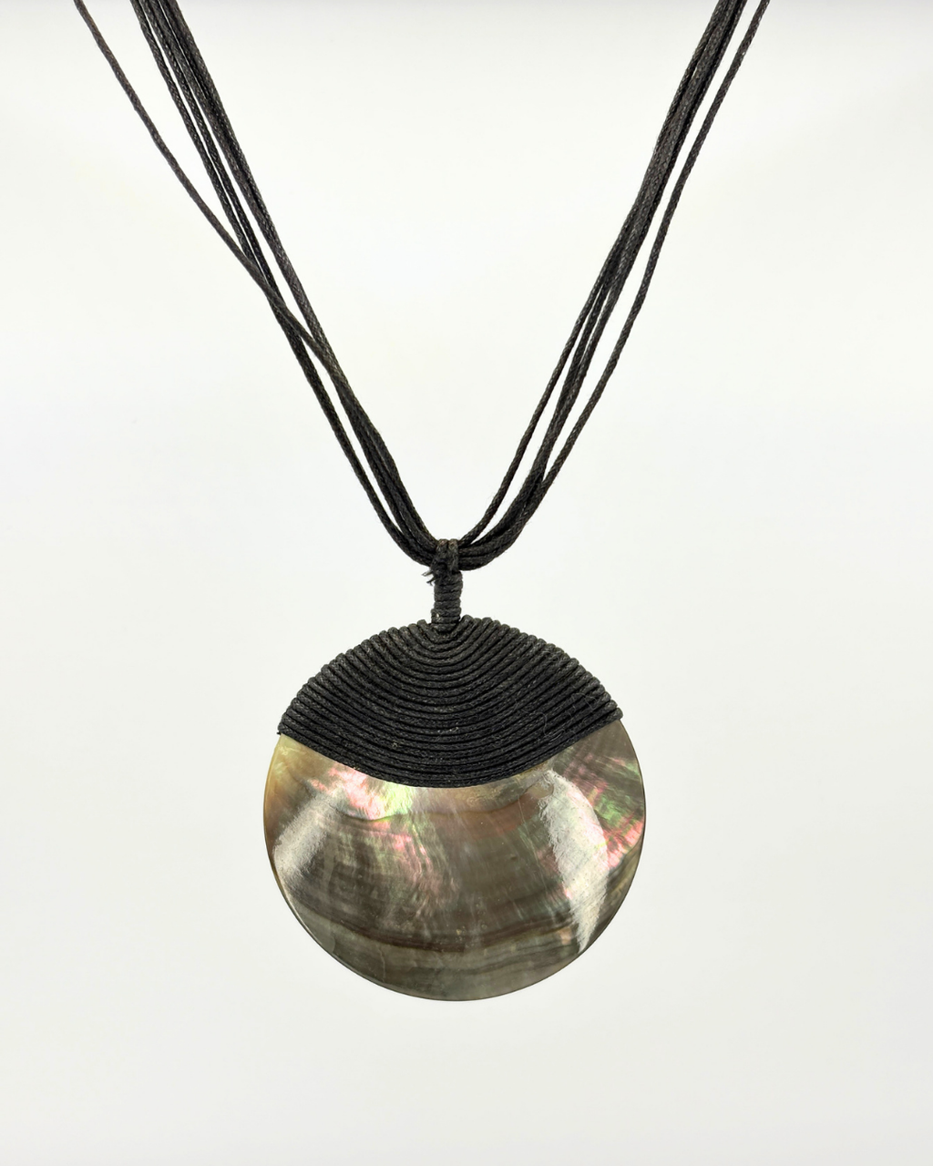 Beachy Abalone Shell Statement Necklace