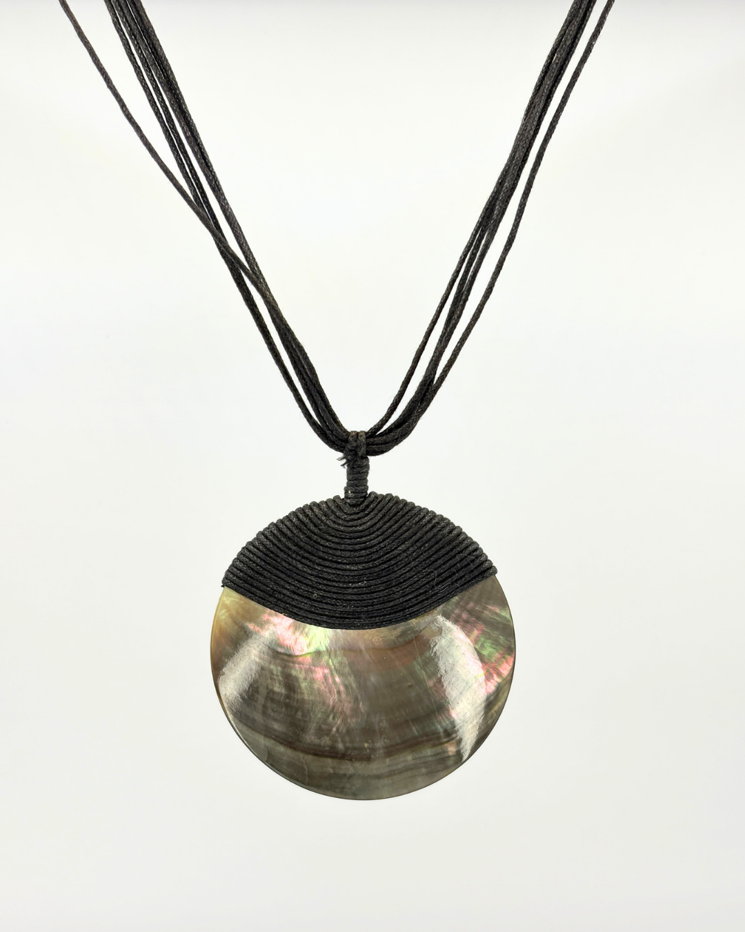 Beachy Abalone Shell Statement Necklace