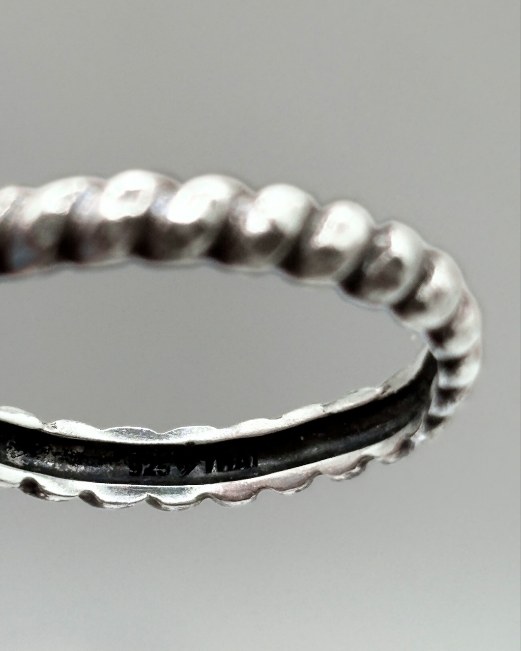 Sterling Twisted Rope Ring