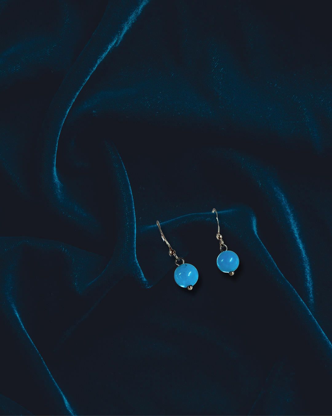 Sterling Silver Gemstone Drop Earrings