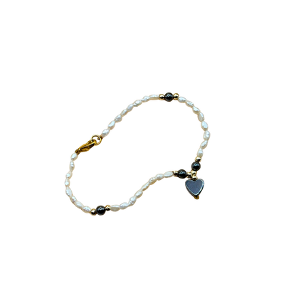 Freshwater Pearl & Marcasite Bracelet