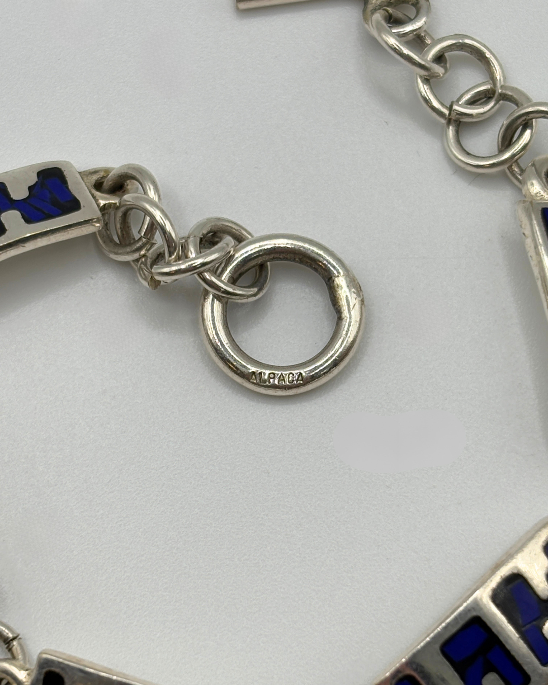 Alpaca Mexico Silver Bracelet