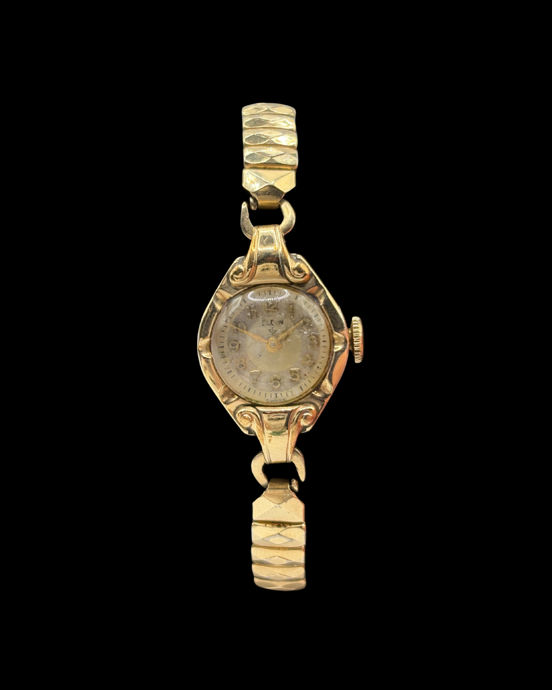 14KT Gold Filled Elgin Wind-Up