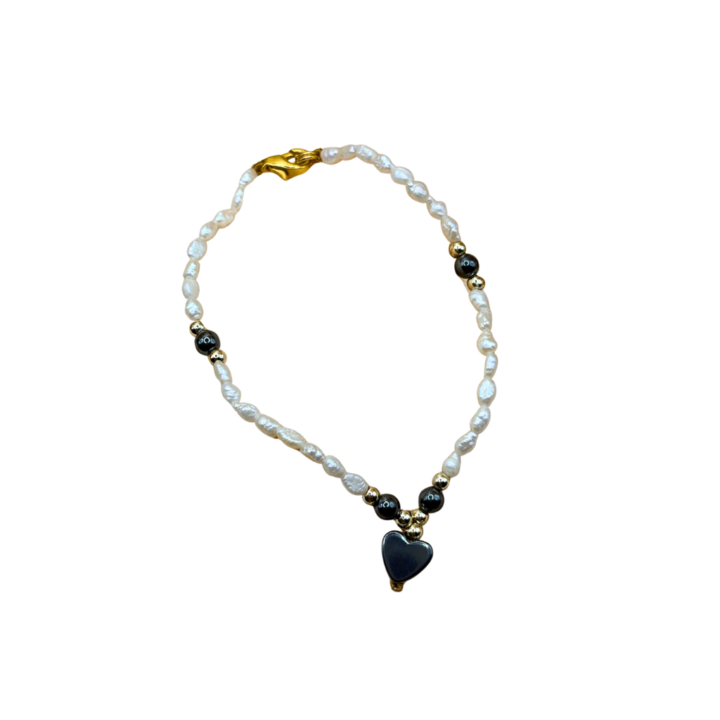 Freshwater Pearl & Marcasite Bracelet