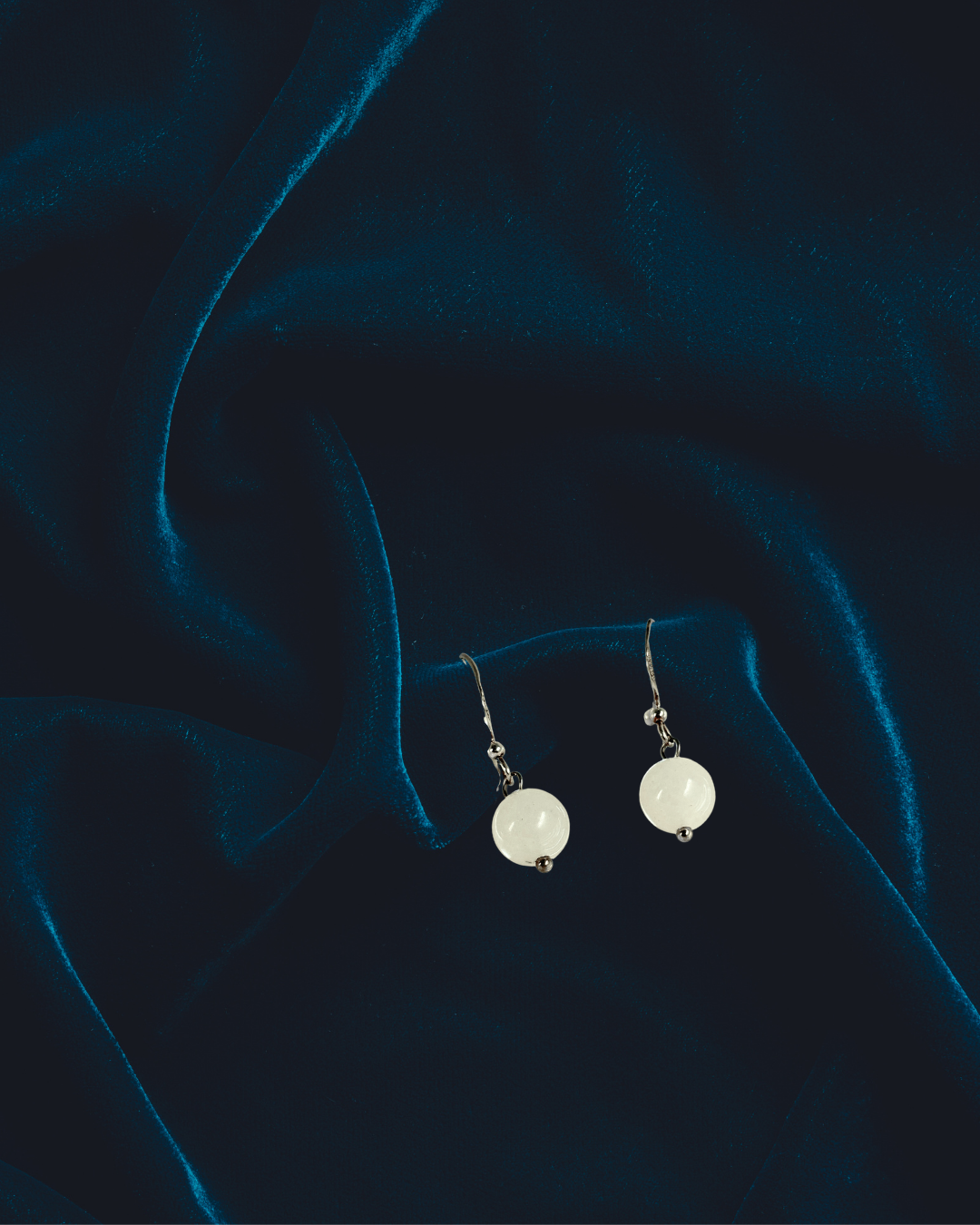 Sterling Silver Gemstone Drop Earrings