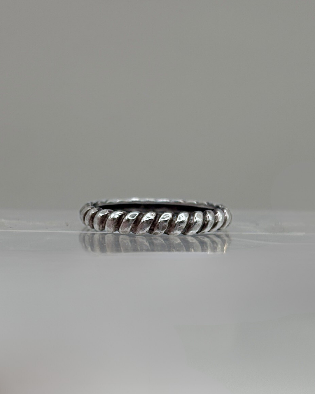Sterling Twisted Rope Ring