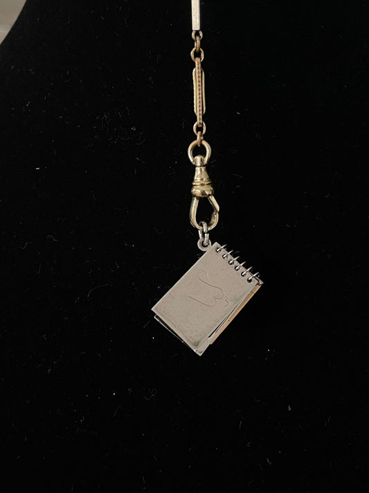 Vintage Sterling Silver Mechanical Steno Pad