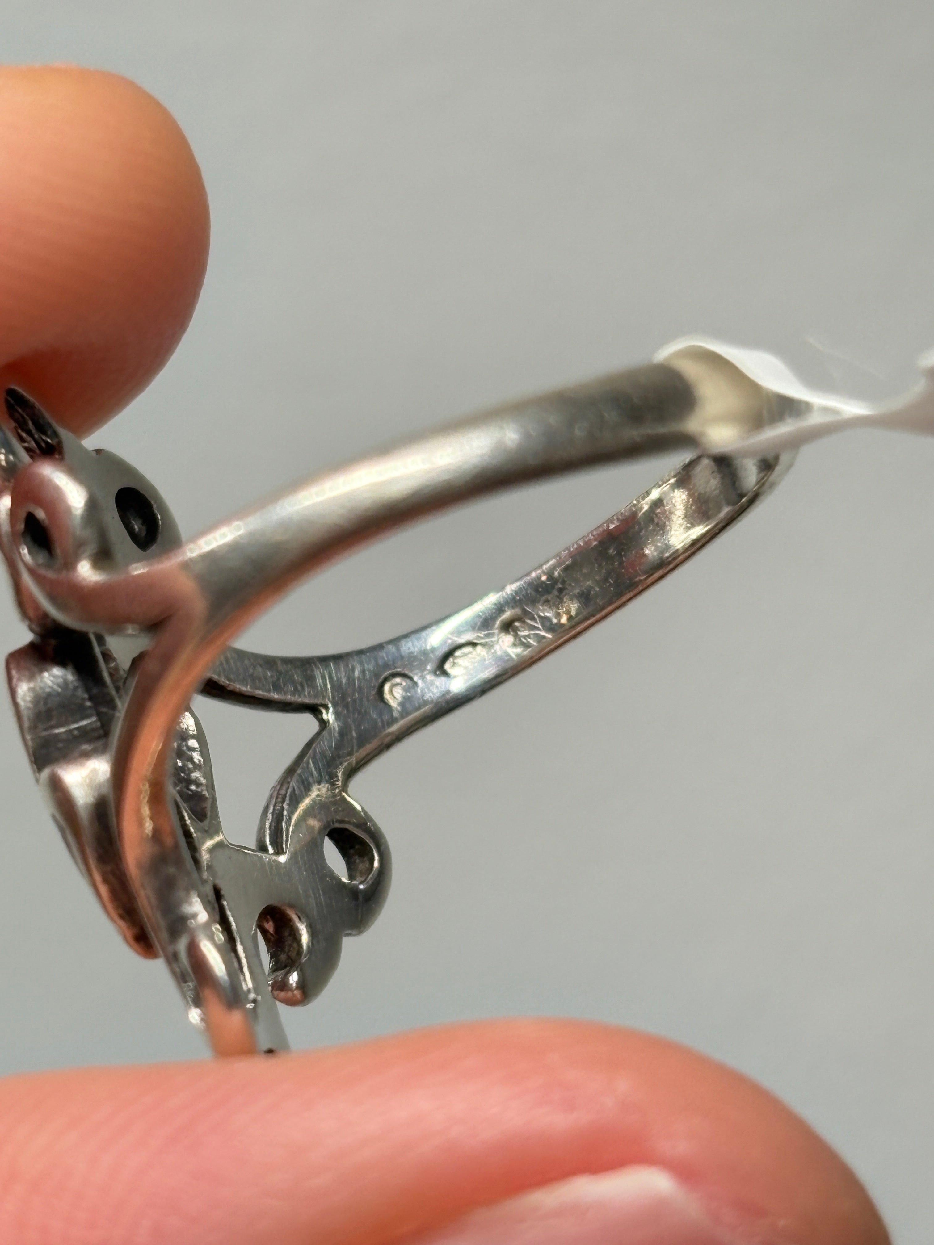 Navajo 925 Double Heart Ring