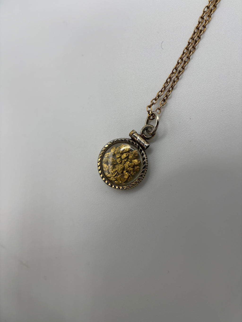 Collier Shaker en Or Laminé 22 carats Rare