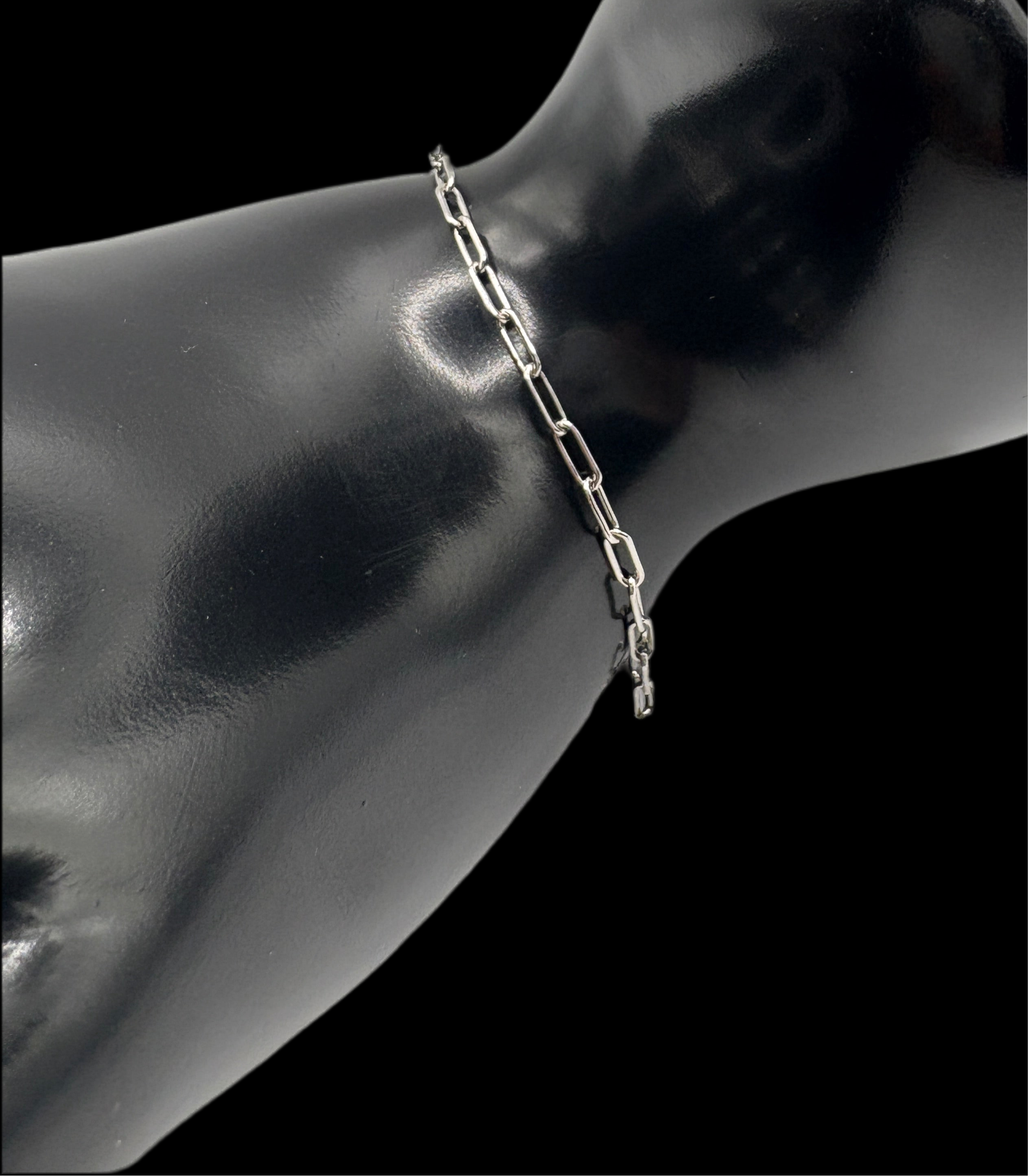 925 Paperclip Bracelet
