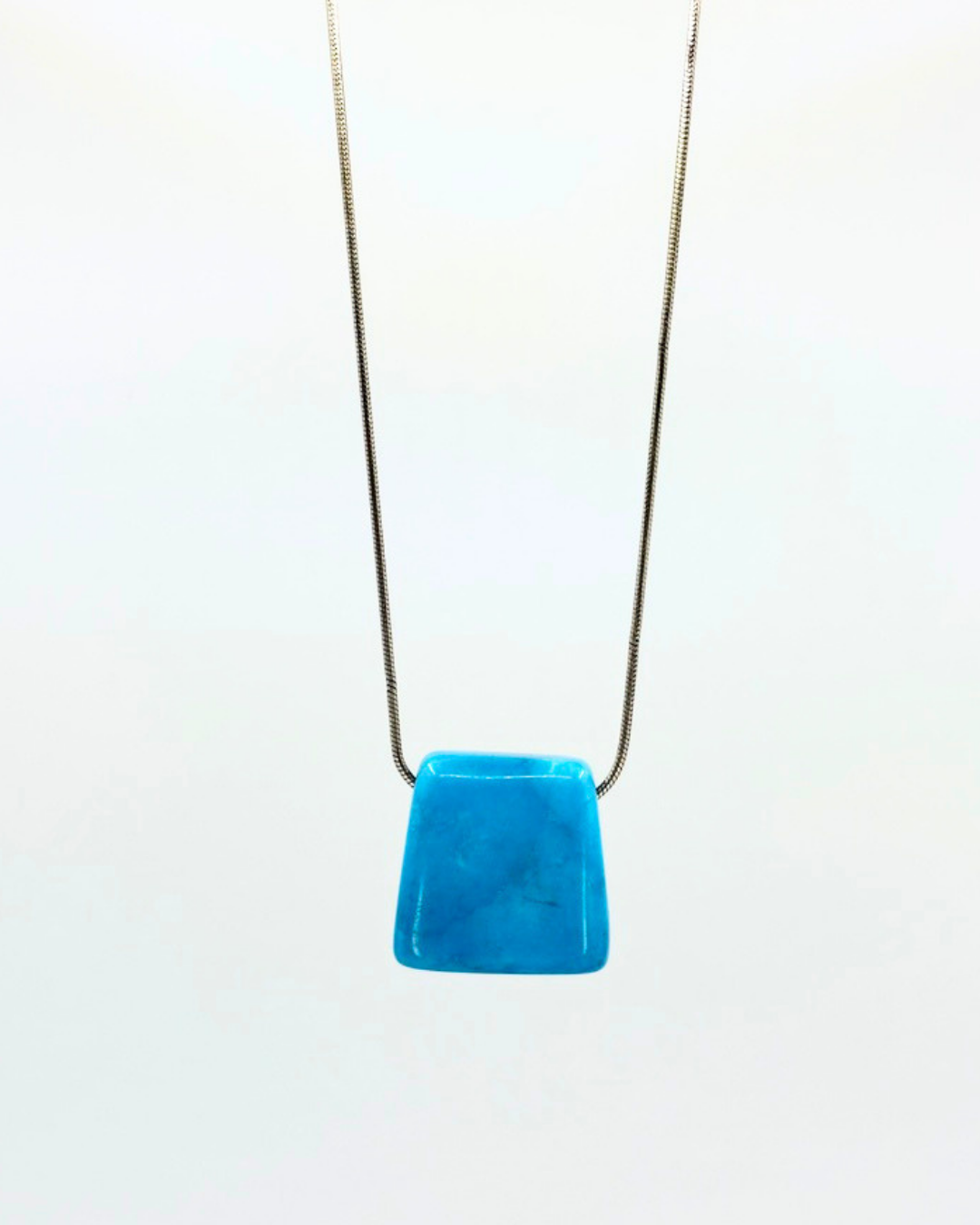 Sterling Silver Turquoise Statement Necklace