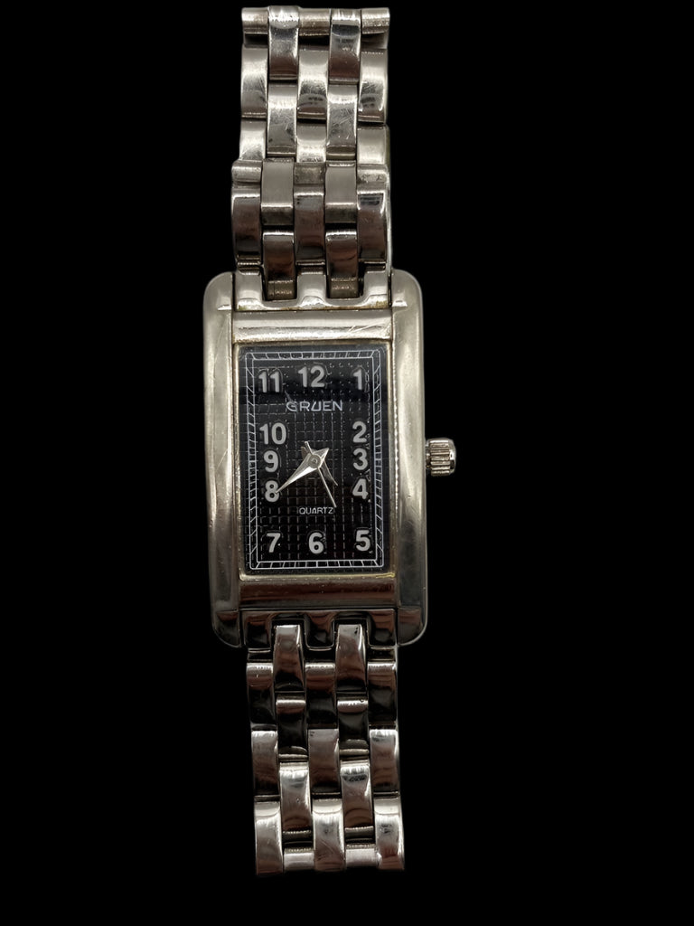 Gruen Curvex Quartz Black Dial