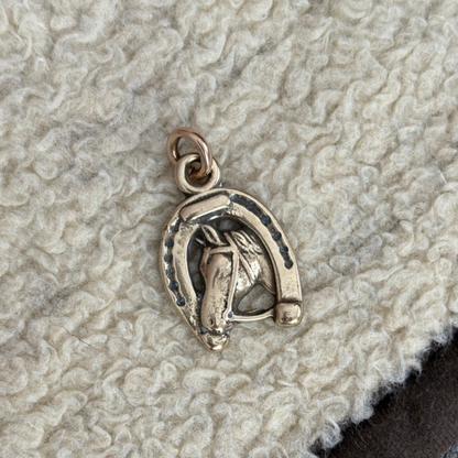 10KT Gold Filled Horseshoe Pendant