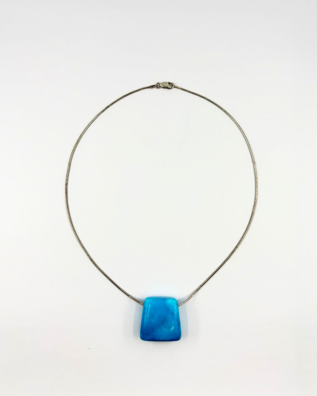 Sterling Silver Turquoise Statement Necklace