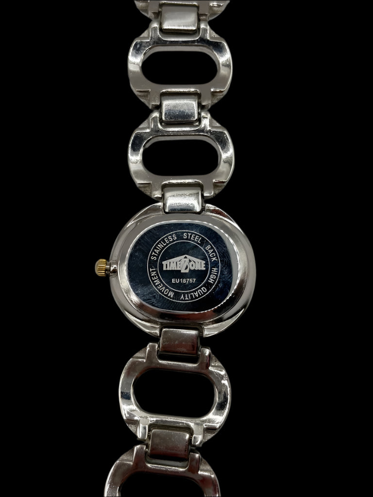 Oval Timezone Two-tone Watch