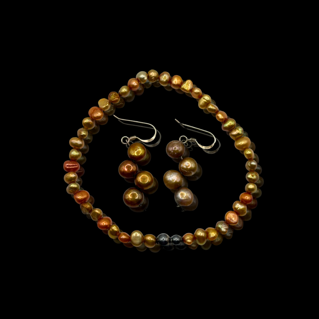 Sterling Golden Hour Dangling Earrings