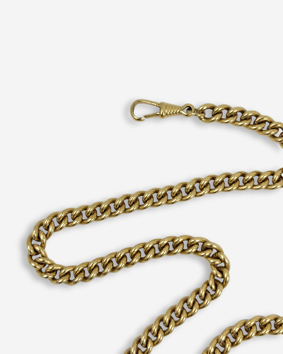 Vintage Gold Filled Albert Chain & Spinner Watch Fob