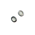 925 Rainbow Moonstone Stud Earrings