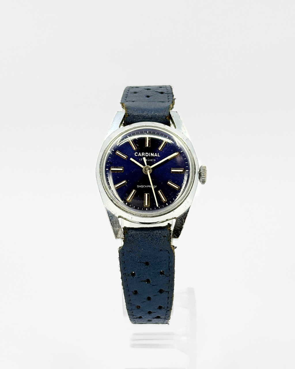 Cardinal Blue Dial Manual Watch
