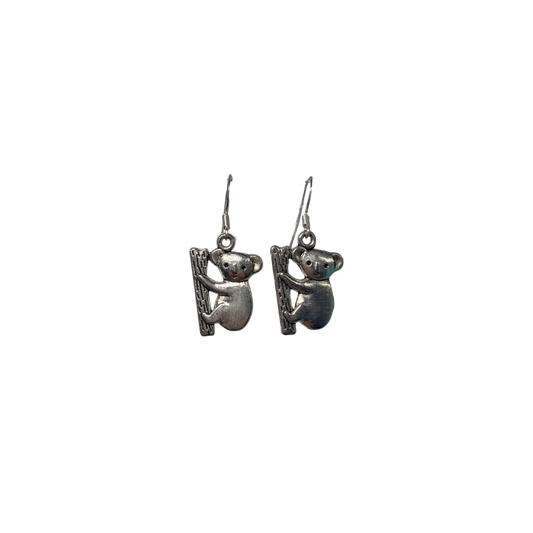 925 Koala Drop Earrings