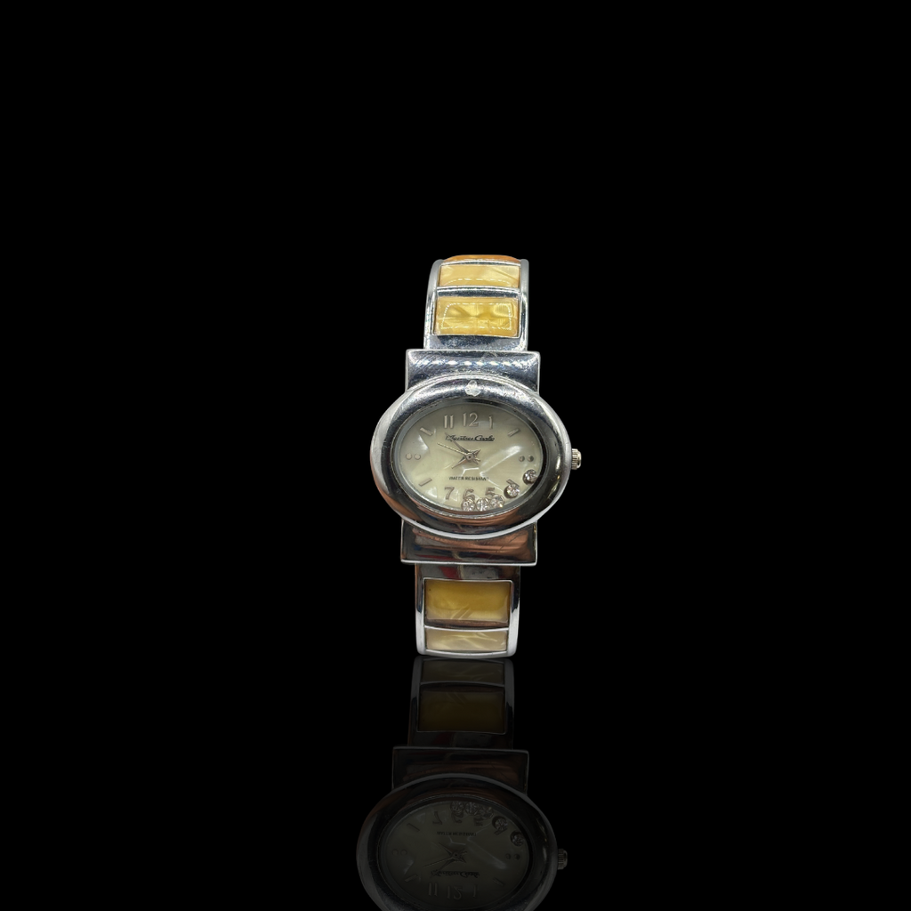 Bracelet rigide Montres Carlo en émail