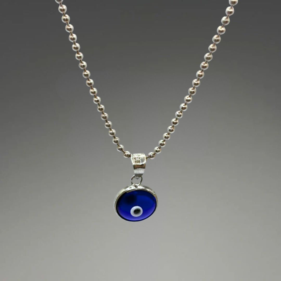 Sterling Evil Eye Necklace