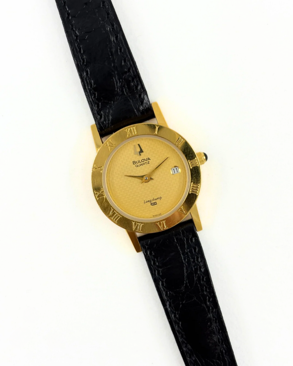 Montre analogique rare Bulova Longchamp