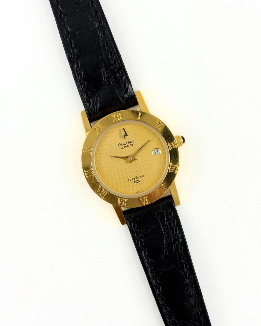 Montre analogique rare Bulova Longchamp