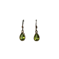 925 Peridot Dangling Earrings
