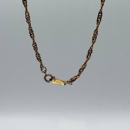 Rose Gold Plated Kohinoor Twist Chain