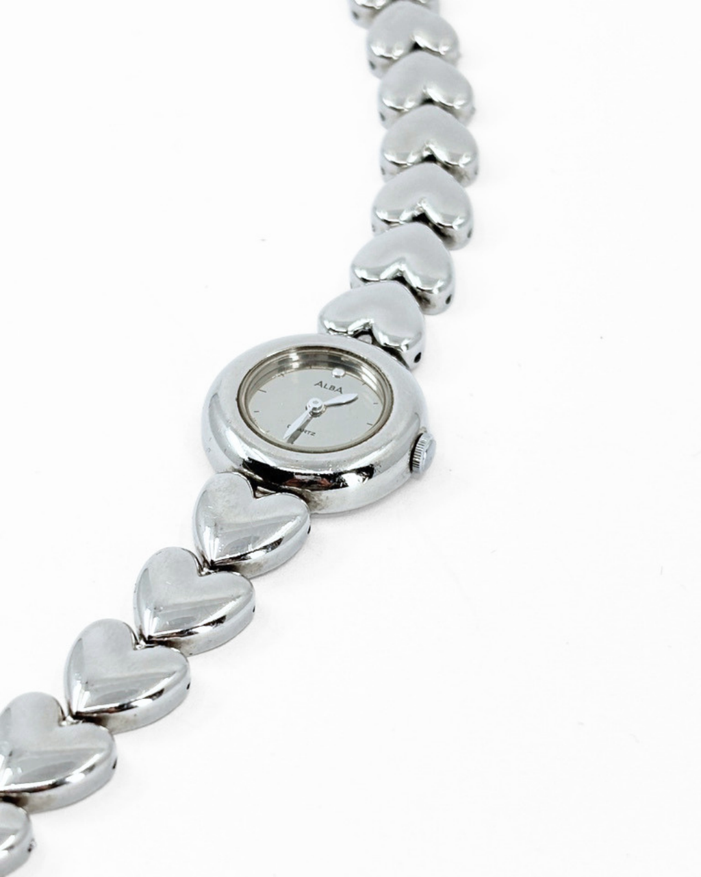 1986 Seiko Alba Heart Motif Bracelet