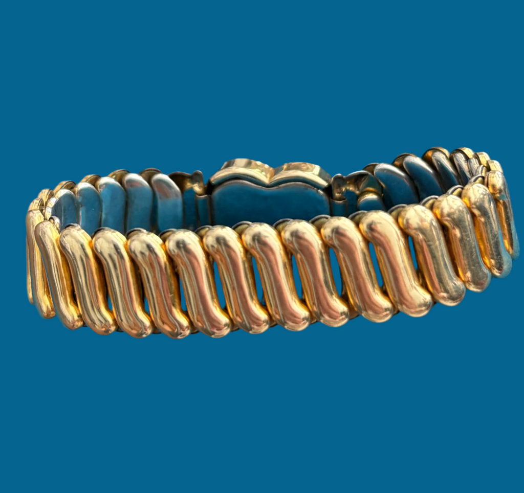Rare Gold-filled Sweetheart Expansion Bracelet
