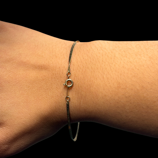 Gold Filled Herringbone Bracelet