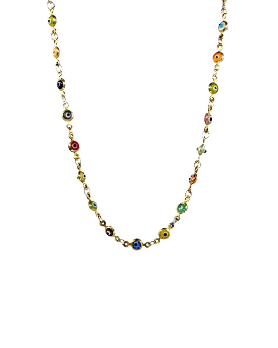 Gold Vermeil Evil Eye Choker