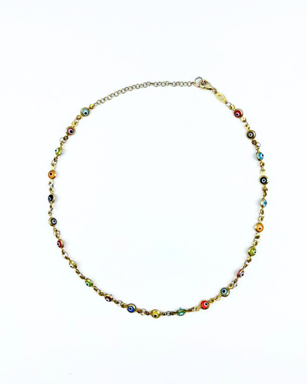 Gold Vermeil Evil Eye Choker