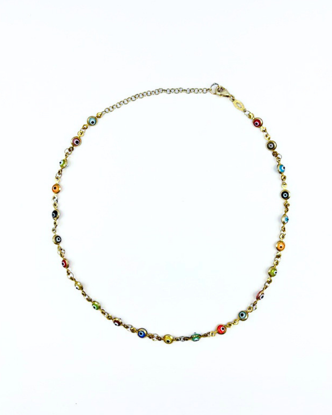 Gold Vermeil Evil Eye Choker