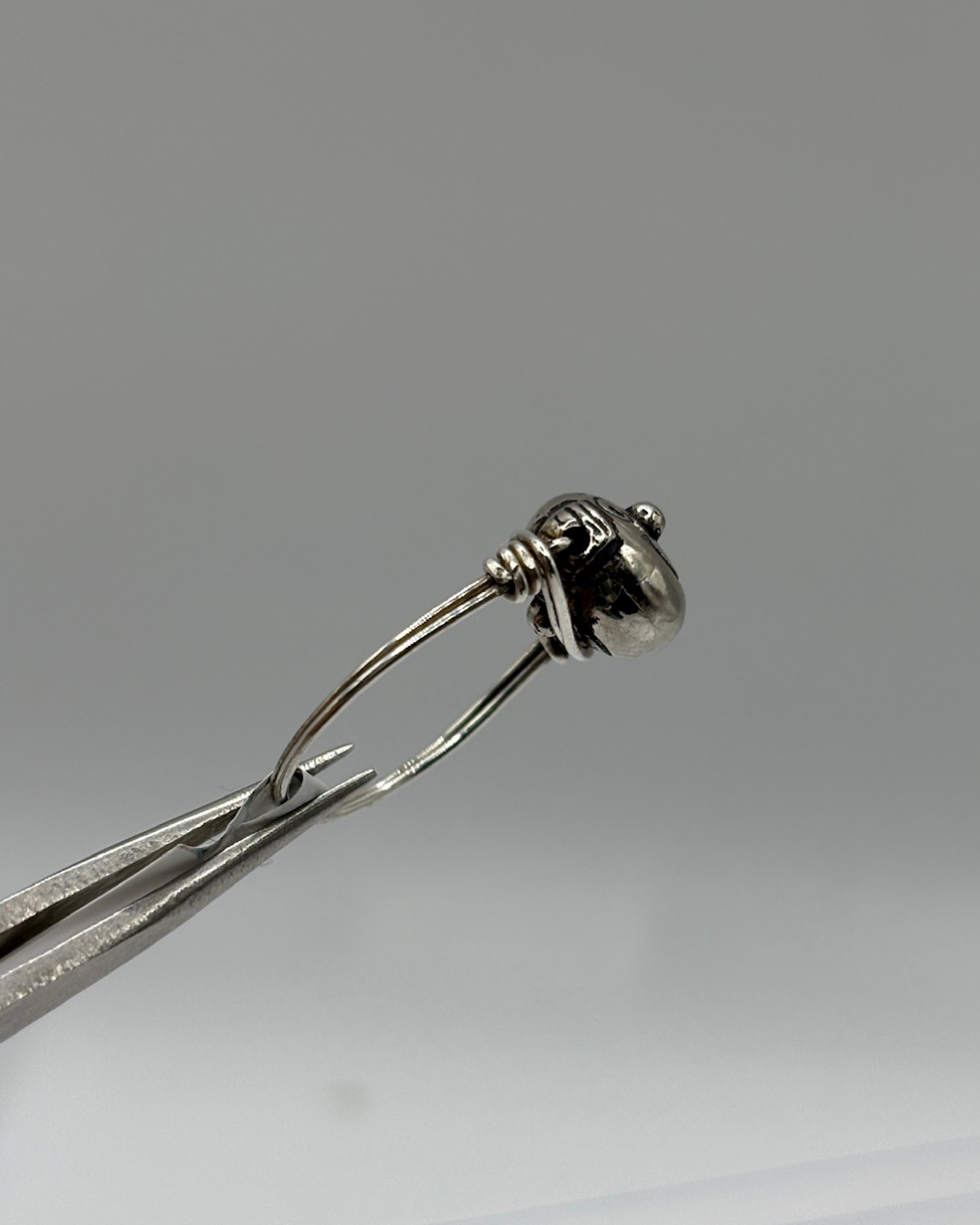 Sterling Pinky Clown Ring